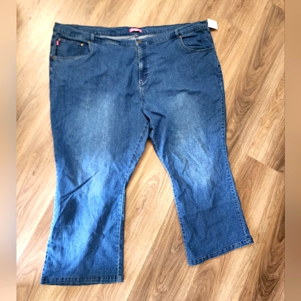 PLUS SIZE Blue Denim Jeans FULL LENGTH